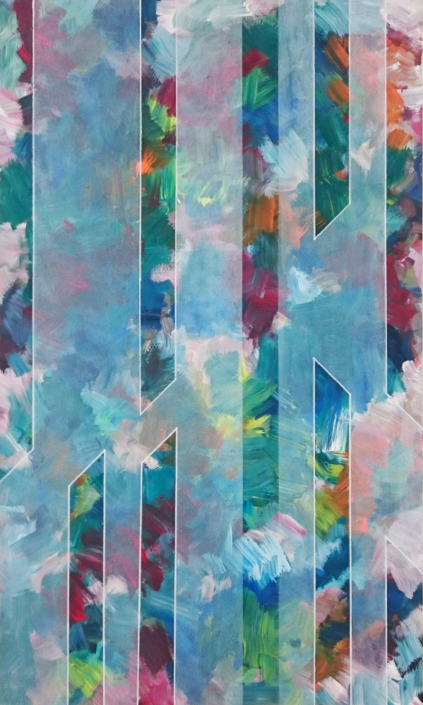 „o.T.“ 2020 | Größe: 70 x 120 cm | Technik: Spachteltechnik „o.T.“ 2020 | Größe: 70 x 120 cm | Technik: Spachteltechnik