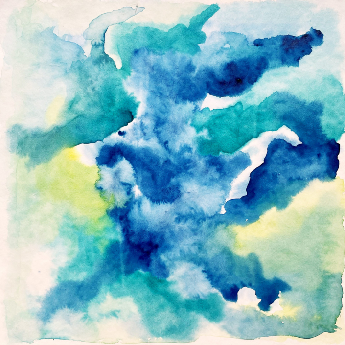 „Fabstudie 2“ 2019 | Größe: 25 x 25 cm | Technik: Aquarell auf Papier „Fabstudie 2“ 2019 | Größe: 25 x 25 cm | Technik: Aquarell auf Papier