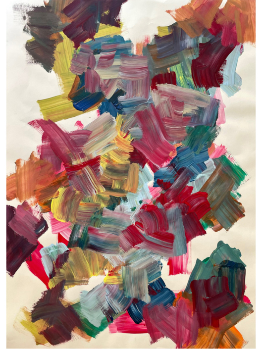 „Farbstudie 2“ 2017 | Größe: 50 x 70 cm | Technik: Acryl auf Papier „Farbstudie 2“ 2017 | Größe: 50 x 70 cm | Technik: Acryl auf Papier