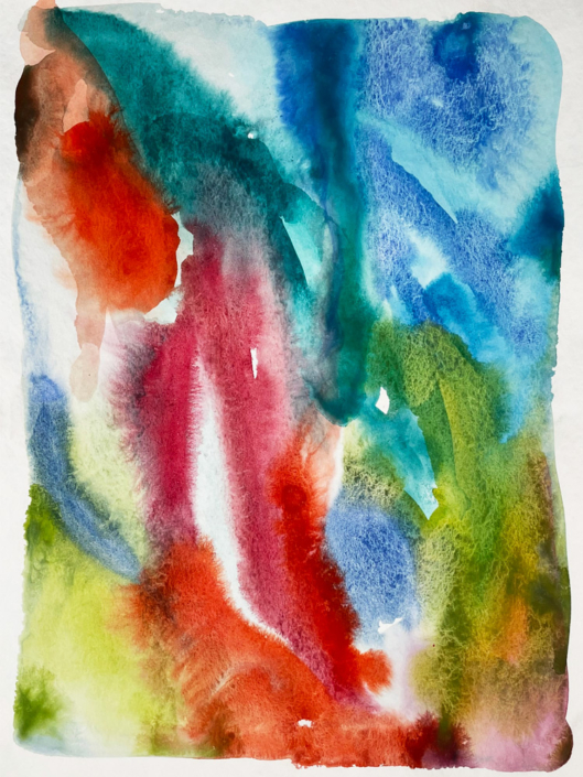 „Lights 2“ 2022 | Größe: 36 x 48 cm | Technik: Aquarell auf Papier „Lights 2“ 2022 | Größe: 36 x 48 cm | Technik: Aquarell auf Papier