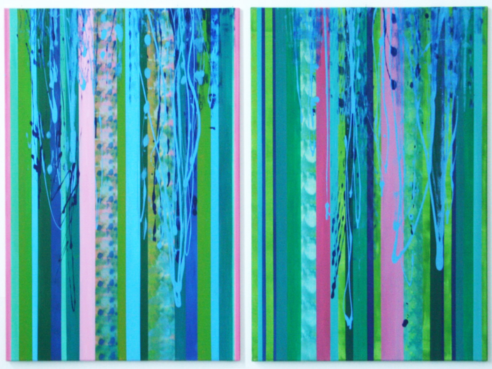 „o.T.“ 2016 | Größe: 80 x 120 cm | Technik: Acryl auf Leinwand „o.T.“ 2016 | Größe: 80 x 120 cm | Technik: Acryl auf Leinwand
