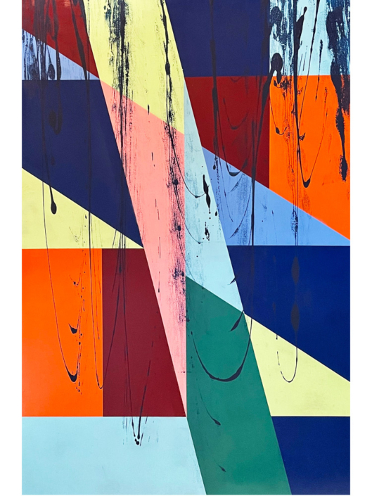 „Strukturen“ 2020 | Größe: 80 x 120 cm | Technik: Acryl auf Holz „Strukturen“ 2020 | Größe: 80 x 120 cm | Technik: Acryl auf Holz